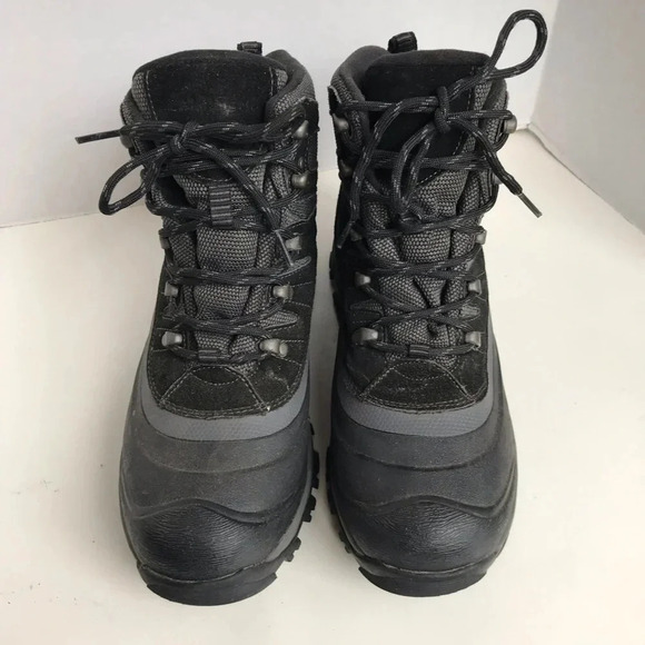 Lands End Mens High Top Hiking Boots Leather - Picture 2 of 8